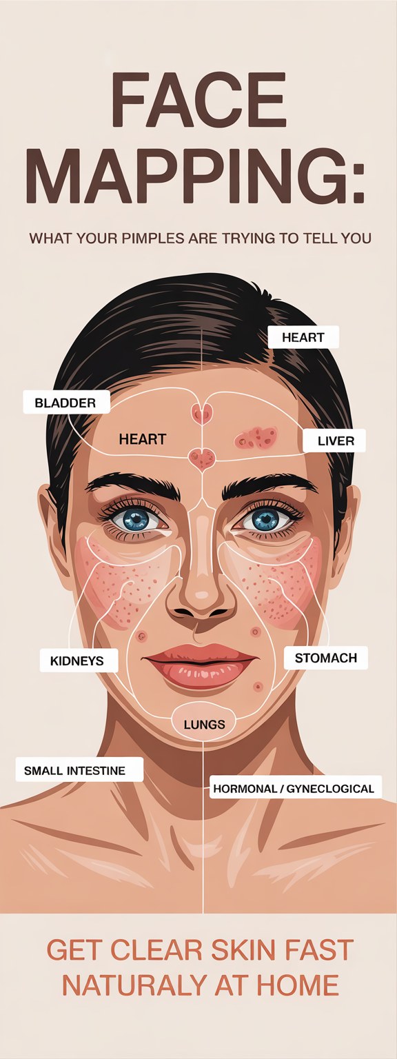 Face Mapping Guide: What Your Pimples Reveal About Your Health