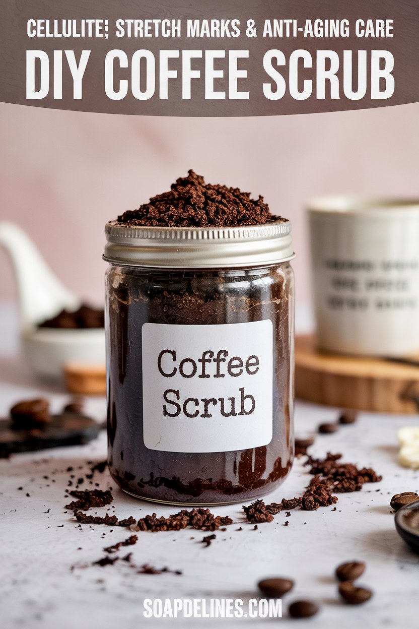 DIY Coffee Scrub for Cellulite & Stretch Marks Without Coconut Oil