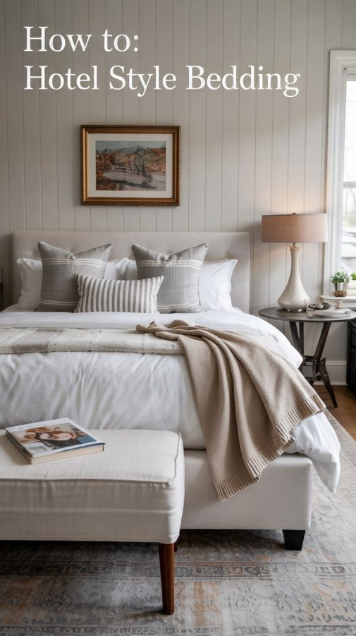 How to Create a Luxury Hotel Style Bed | Cozy Bedroom Makeover Tips