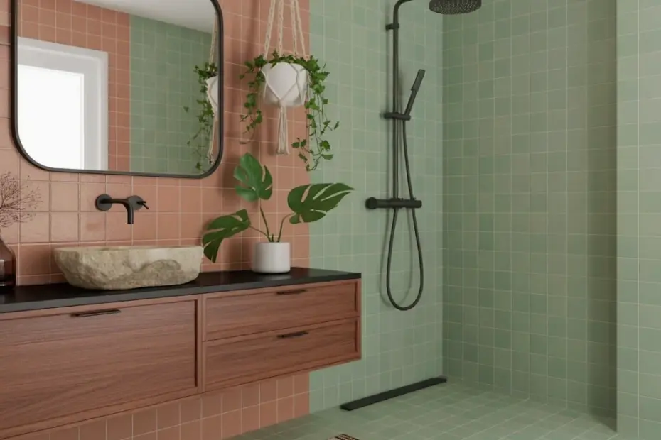 Avoid this common boho bathroom mistake — too many patterns at once can ruin the vibe