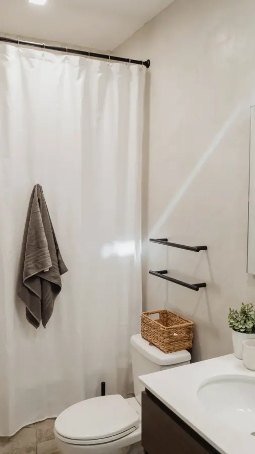 Floating Shelves from Amazon | Easy Bathroom Upgrade for Aesthetic Small Bathroom Decor on a Budget