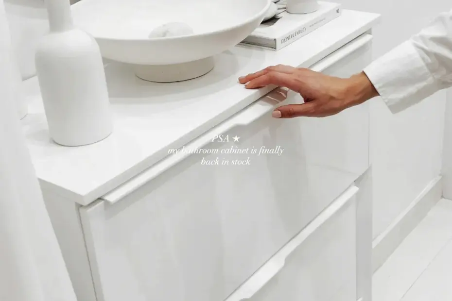 Shoe Cabinet for Small Bathroom | Amazon Bathroom Storage Find