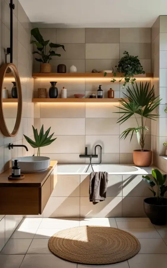 The Floating Bathroom Shelves Mistake That Ruins Modern Bathrooms