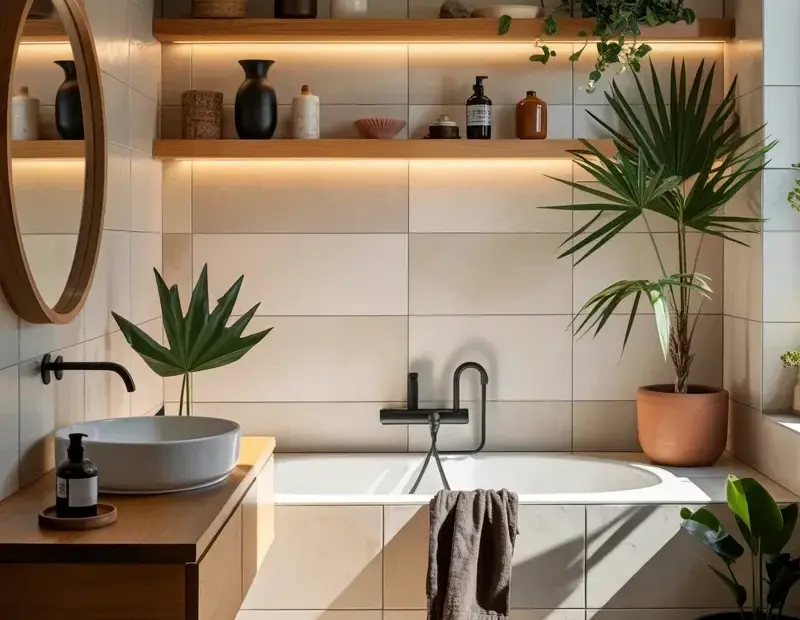 The Floating Bathroom Shelves Mistake That Ruins Modern Bathrooms